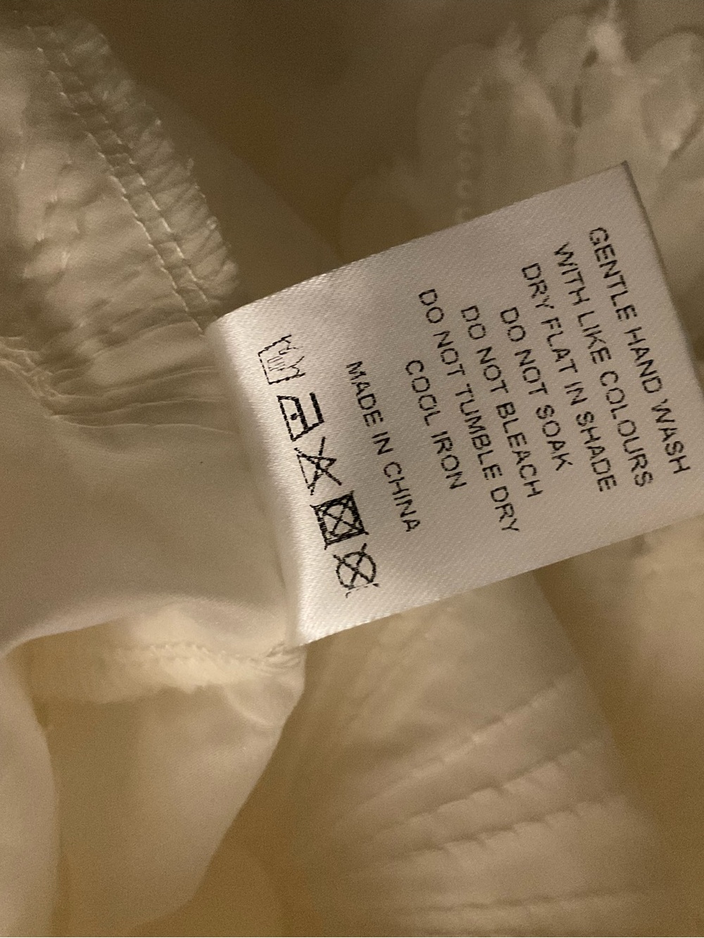 White Fox Sheer Midi Shell Skirt Sheer Cream White Medium - Picture 10 of 10